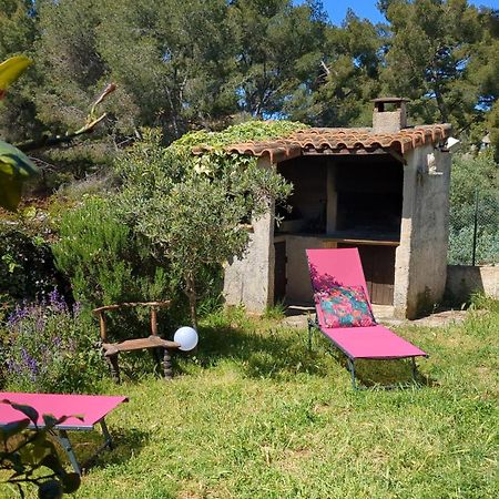 Maisonnette Kalis Calme Avec Climatisation Parking Jardin Cadre Campagne Plages A Pieds Bandol Kültér fotó
