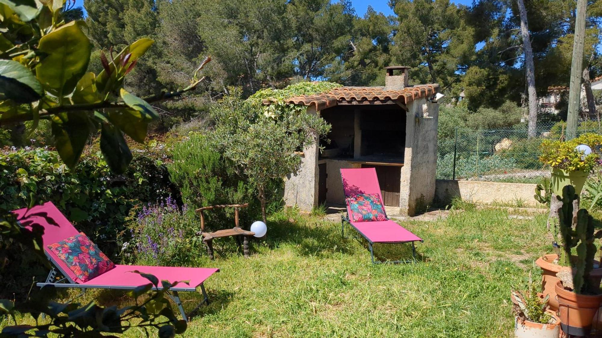 Maisonnette Kalis Calme Avec Climatisation Parking Jardin Cadre Campagne Plages A Pieds Bandol Kültér fotó